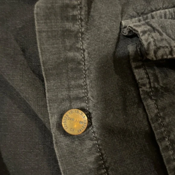 Current/elliot denim shirt Small black - Picture 3 of 4